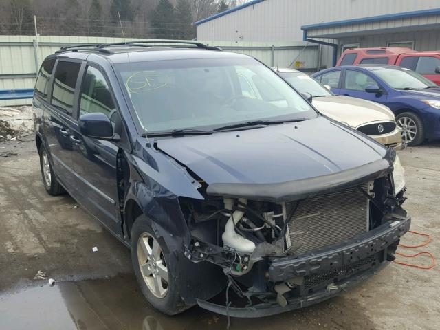 2D8HN54P28R102332 - 2008 DODGE GRAND CARA BLUE photo 1