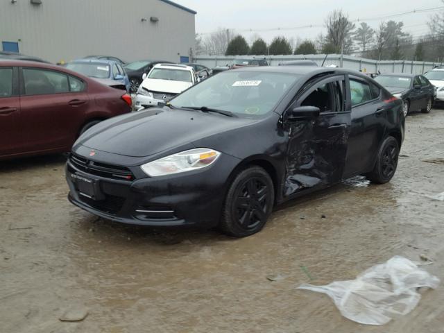 1C3CDFAA2DD333797 - 2013 DODGE DART SE BLACK photo 2