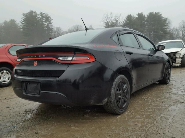 1C3CDFAA2DD333797 - 2013 DODGE DART SE BLACK photo 4