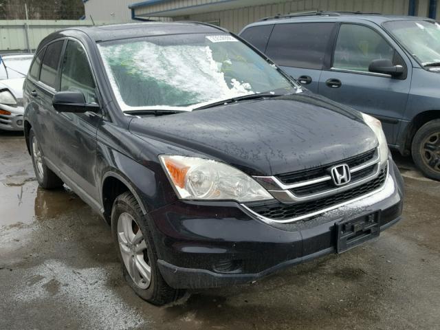 5J6RE4H71AL001136 - 2010 HONDA CR-V EXL BLACK photo 1