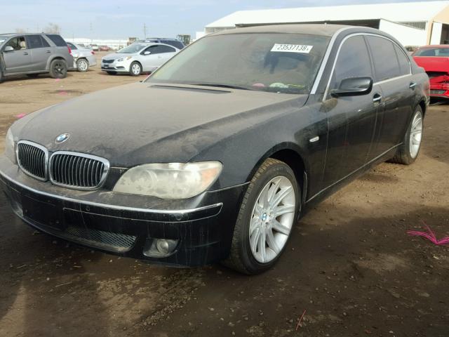 WBAHN83506DT31766 - 2006 BMW 750 LI BLACK photo 2