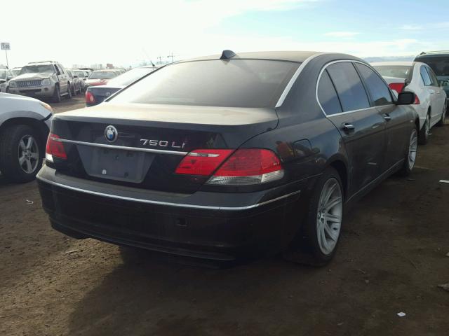 WBAHN83506DT31766 - 2006 BMW 750 LI BLACK photo 4