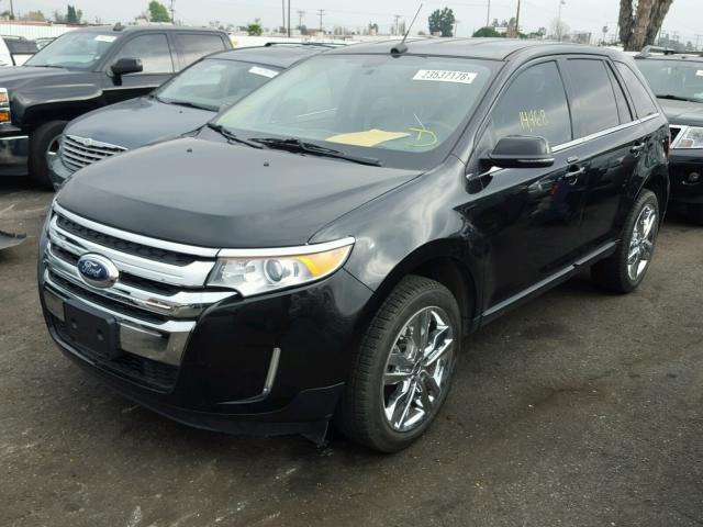 2FMDK3KC7DBE18169 - 2013 FORD EDGE LIMIT BLACK photo 2