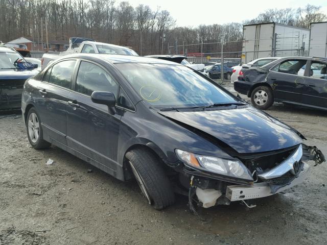 19XFA1F60BE013706 - 2011 HONDA CIVIC LX-S Schwarz Foto 1