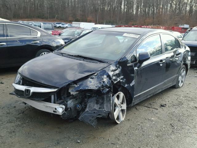 19XFA1F60BE013706 - 2011 HONDA CIVIC LX-S Schwarz Foto 2