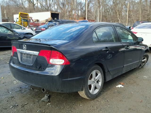 19XFA1F60BE013706 - 2011 HONDA CIVIC LX-S Schwarz Foto 4