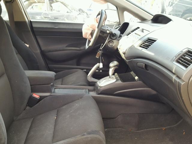 19XFA1F60BE013706 - 2011 HONDA CIVIC LX-S Schwarz Foto 5