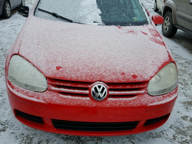 WVWCR71K67W156692 - 2007 VOLKSWAGEN RABBIT RED photo 7