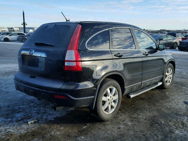 5J6RE48709L810459 - 2009 HONDA CR-V EXL BLACK photo 4