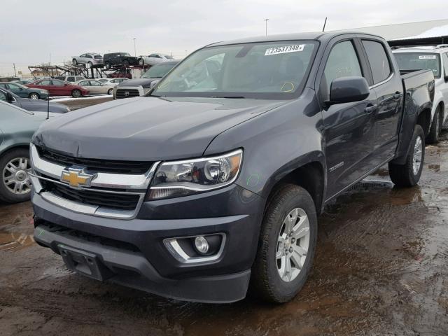 1GCGTCE37G1147916 - 2016 CHEVROLET COLORADO L CHARCOAL photo 2