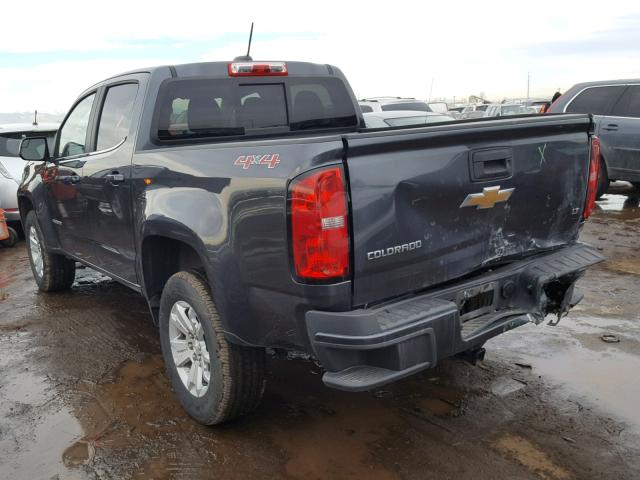 1GCGTCE37G1147916 - 2016 CHEVROLET COLORADO L CHARCOAL photo 3