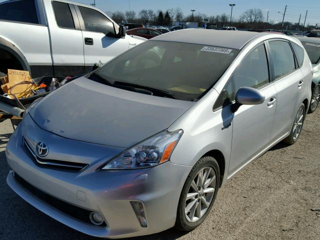 JTDZN3EU2D3233534 - 2013 TOYOTA PRIUS V SILVER photo 2