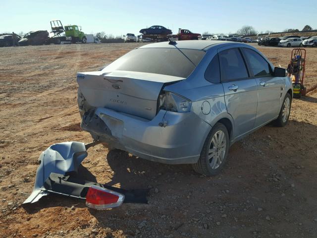 1FAHP37N29W253029 - 2009 FORD FOCUS SEL BLUE photo 4