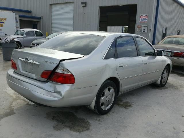 4T1BF28B04U355396 - 2004 TOYOTA AVALON XL BEIGE photo 4