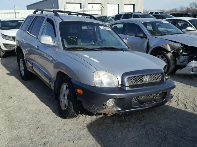 KM8SC73D32U287848 - 2002 HYUNDAI SANTA FE G SILVER photo 1