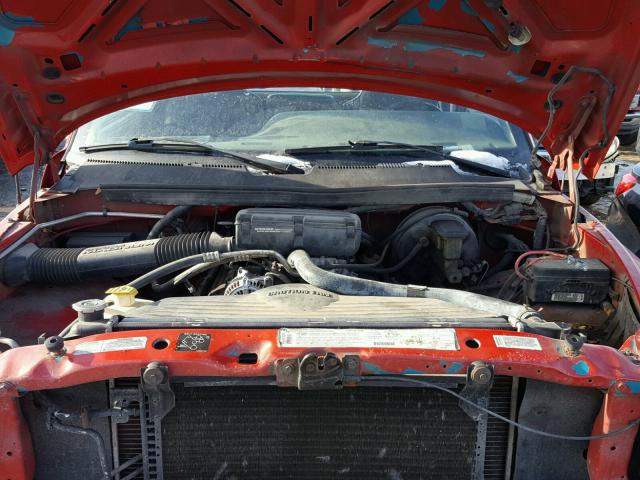 1B7HF16Z1TJ182786 - 1996 DODGE RAM 1500 RED photo 7