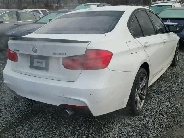 WBA3B9G58FNR94354 - 2015 BMW 335 XI Սպիտակ լուսանկար 4