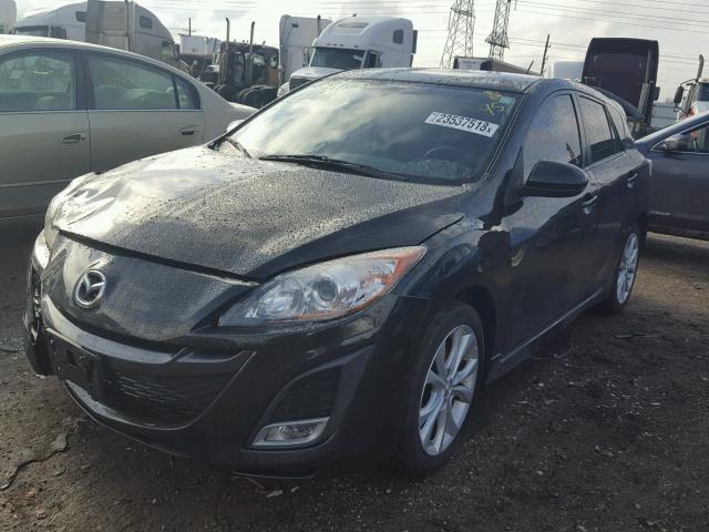 JM1BL1K57B1372043 - 2011 MAZDA 3 S BLACK photo 2