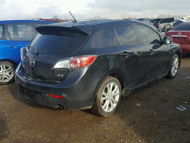 JM1BL1K57B1372043 - 2011 MAZDA 3 S BLACK photo 4