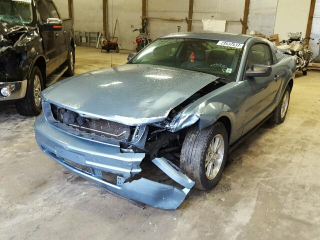 1ZVFT80N475280835 - 2007 FORD MUSTANG BLUE photo 2