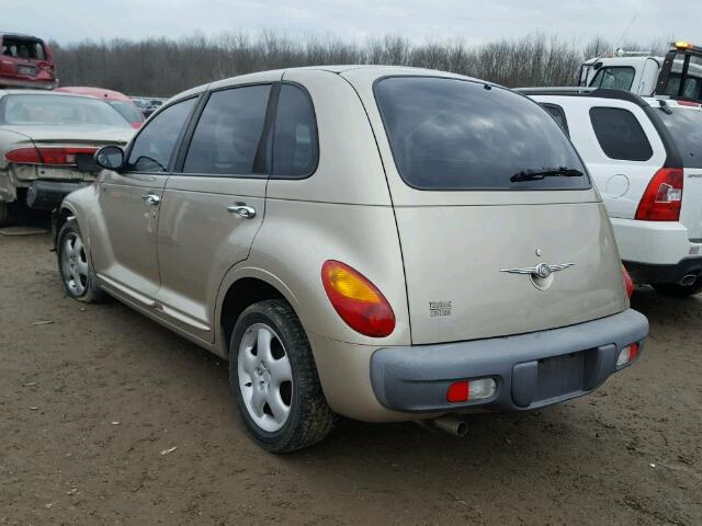 3C4FY58B52T209360 - 2002 CHRYSLER PT CRUISER GOLD photo 3