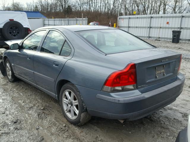 YV1RS61R512075407 - 2001 VOLVO S60 BLUE photo 3