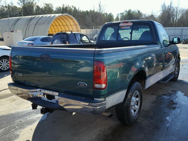 1FTPF17L0YNA48986 - 2000 FORD F150 GREEN photo 4