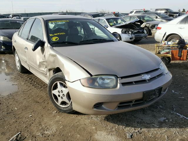 1G1JC52FX37167352 - 2003 CHEVROLET CAVALIER BEIGE photo 1