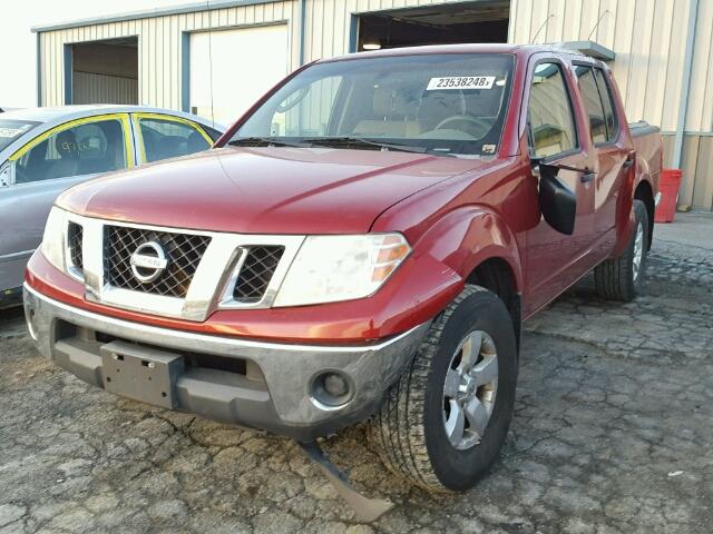1N6AD07W59C410109 - 2009 NISSAN FRONTIER C RED photo 2