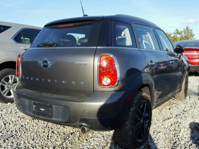 WMWZB3C55EWR40550 - 2014 MINI COOPER COU GRAY photo 4