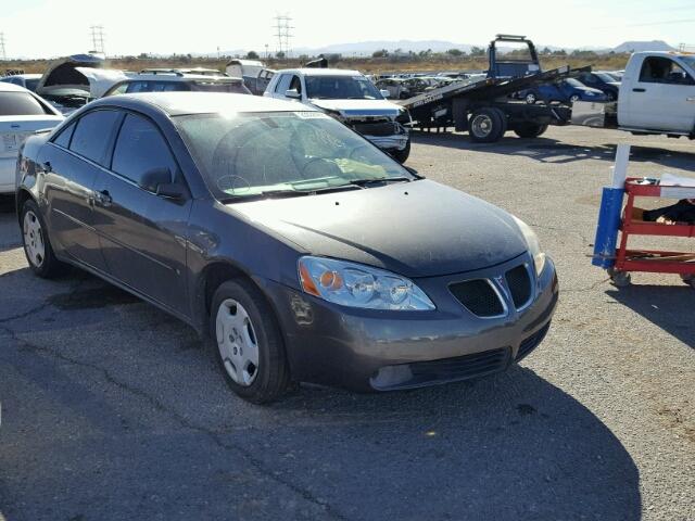 1G2ZF55B564227252 - 2006 PONTIAC G6 SE CHARCOAL photo 1