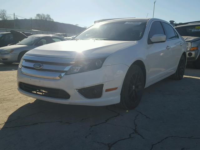 3FAHP0JG5CR265484 - 2012 FORD FUSION SEL WHITE photo 2