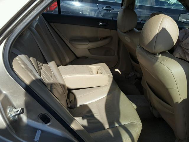 1HGCM66874A011757 - 2004 HONDA ACCORD EX GOLD photo 6