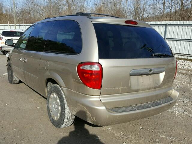 2C4GP44363R310928 - 2003 CHRYSLER TOWN & COU TAN photo 3