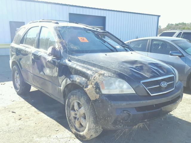 KNDJD733065629941 - 2006 KIA SORENTO EX BLACK photo 1