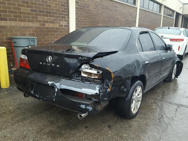 19UUA56623A026820 - 2003 ACURA 3.2TL BLACK photo 4