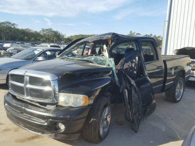 1D7HA18D63J601947 - 2003 DODGE RAM 1500 S BLACK photo 2