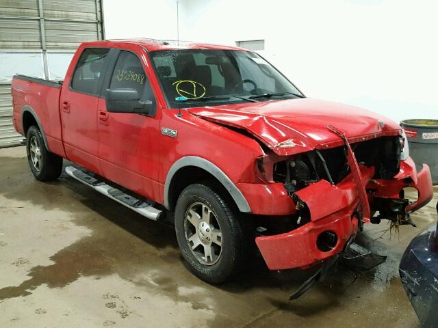 1FTPW14V17FB24620 - 2007 FORD F150 SUPER RED photo 1