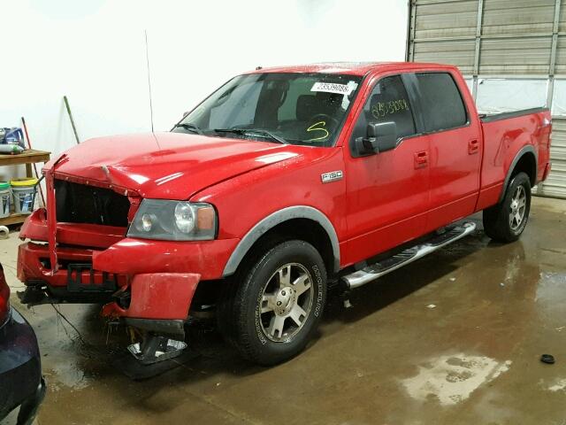 1FTPW14V17FB24620 - 2007 FORD F150 SUPER RED photo 2