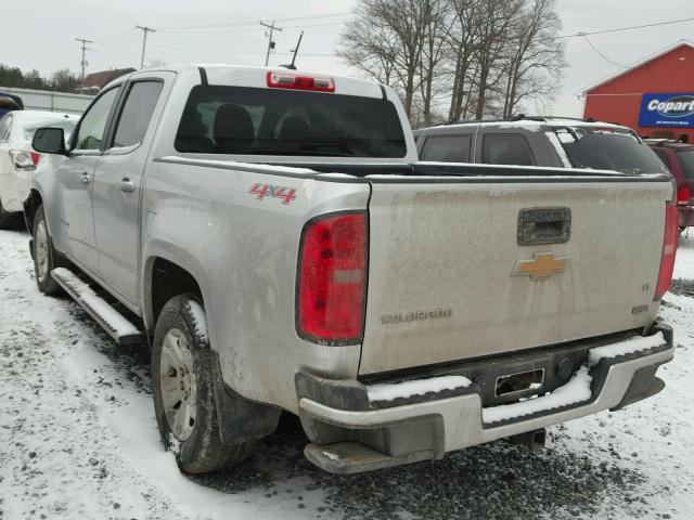 1GCGTBE31F1136466 - 2015 CHEVROLET COLORADO L SILVER photo 3