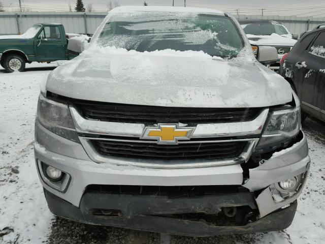 1GCGTBE31F1136466 - 2015 CHEVROLET COLORADO L SILVER photo 9