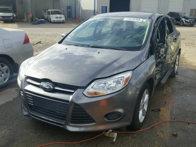 1FADP3F28DL167711 - 2013 FORD FOCUS SE GRAY photo 2