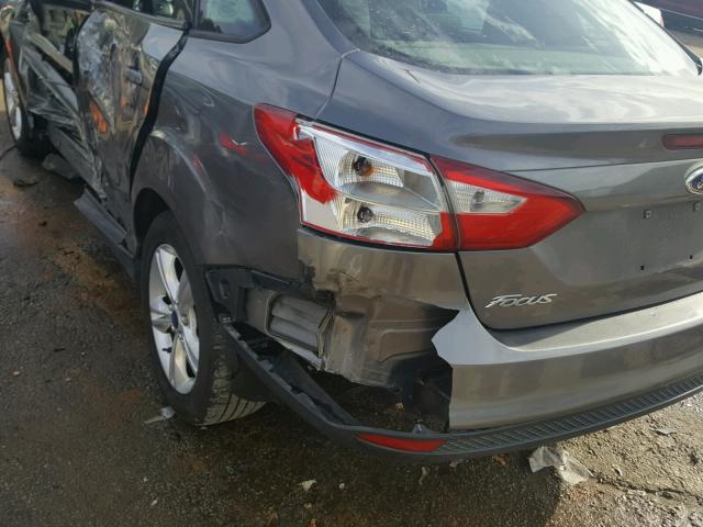 1FADP3F28DL167711 - 2013 FORD FOCUS SE GRAY photo 9