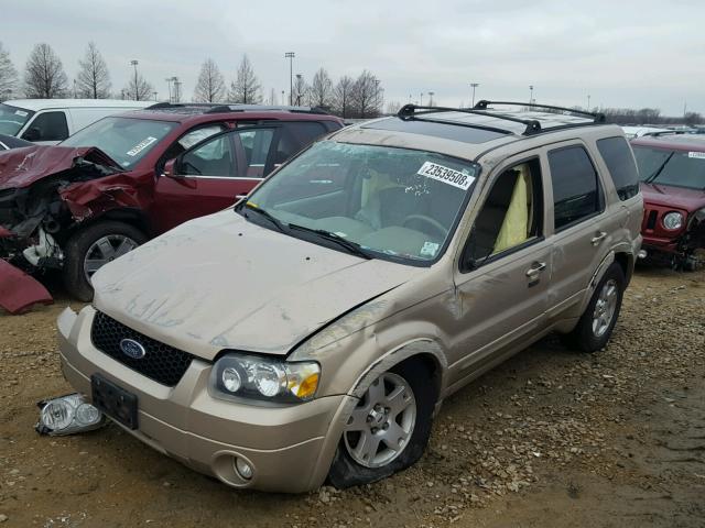 1FMCU94117KA75812 - 2007 FORD ESCAPE LIM TAN photo 2