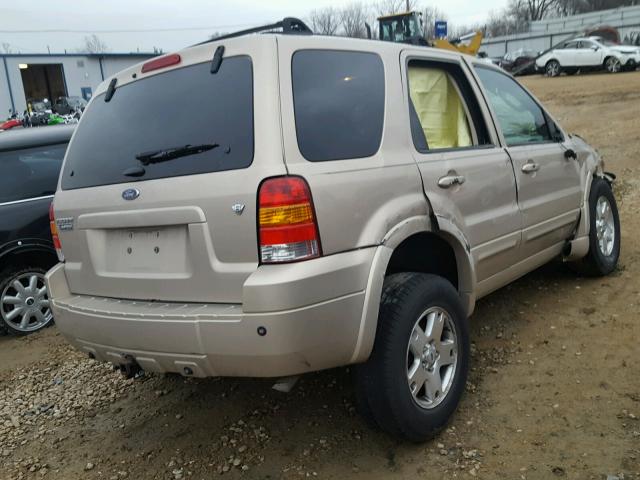 1FMCU94117KA75812 - 2007 FORD ESCAPE LIM TAN photo 4