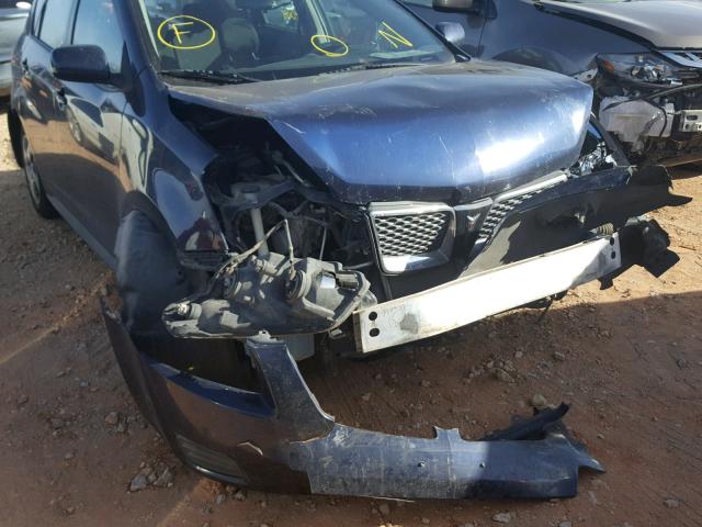 5Y2SP67879Z420916 - 2009 PONTIAC VIBE BLUE photo 9