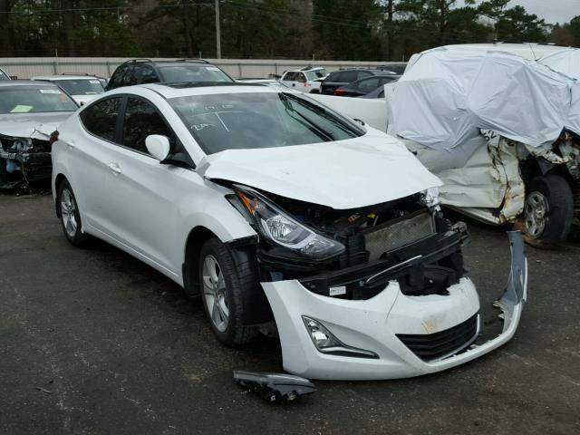 5NPDH4AE0GH791543 - 2016 HYUNDAI ELANTRA SE WHITE photo 1