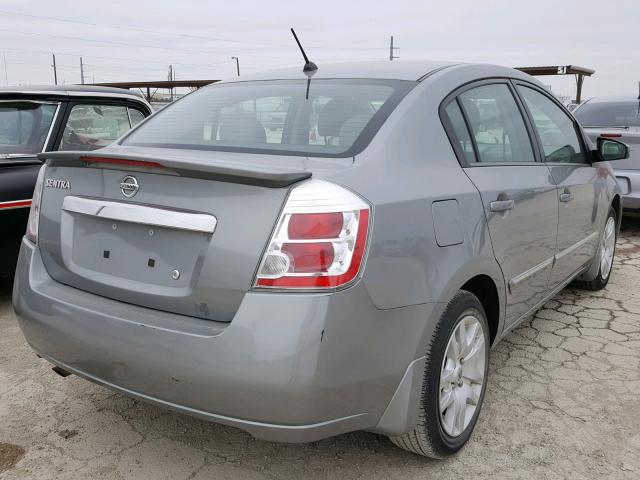 3N1AB6AP1CL678778 - 2012 NISSAN SENTRA 2.0 SILVER photo 4