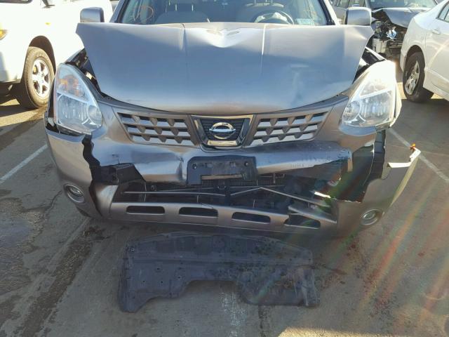 JN8AS58V99W190813 - 2009 NISSAN ROGUE S GRAY photo 7