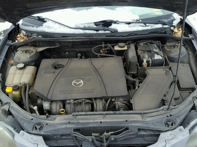 JM1BK123751255858 - 2005 MAZDA 3 S GRAY photo 7